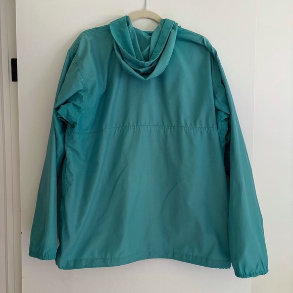 Patagonia Vintage Men Teal Blue Snap 1/4 Zip Hooded Jacket Size L - Picture 5 of 9